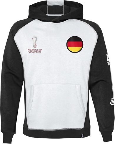 Outerstuff Unisex Youth FIFA World Cup Contrast Raglan Tech Fleece Hoodie in Saudi Arabia