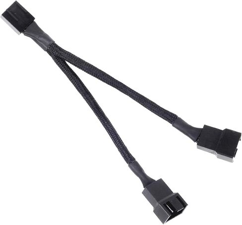 SilverStone Technology SST-CPF01-USA PWM 2-to-1 Splitter In Black Sleeving CPF01-Usa in Saudi Arabia