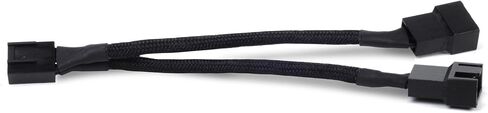 SilverStone Technology SST-CPF01-USA PWM 2-to-1 Splitter In Black Sleeving CPF01-Usa in Saudi Arabia