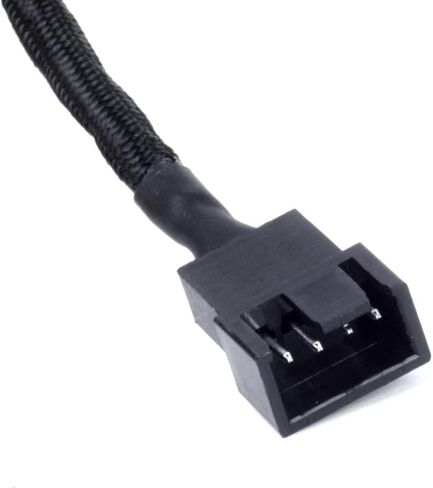 SilverStone Technology SST-CPF01-USA PWM 2-to-1 Splitter In Black Sleeving CPF01-Usa in Saudi Arabia