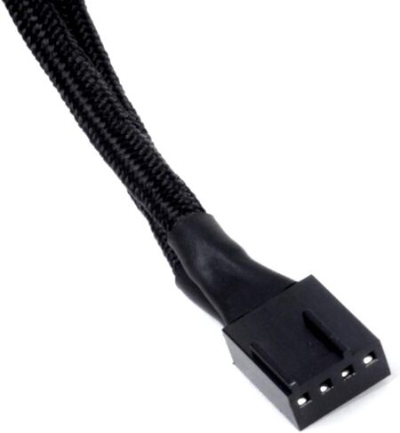SilverStone Technology SST-CPF01-USA PWM 2-to-1 Splitter In Black Sleeving CPF01-Usa in Saudi Arabia