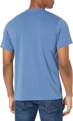 تي شيرت رجالي من MLB بطبعة متعثرة بلون الفريق وشعار أساسي وعلامة كلمة (Texas Rangers Blue، X-Large) in Saudi Arabia