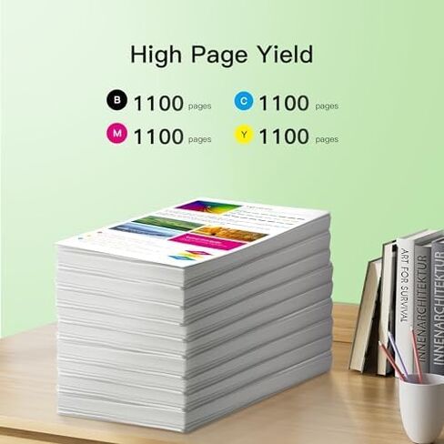 مجموعة خراطيش حبر 812XL مُعاد تصنيعها للاستخدام مع طابعة Epson 812XL 812 Ink 812 Epson Ink مع Workforce Pro WF-7840 WF-7820 WF-7310 EC-C7000 (812xl، 4 عبوات) in Kuwait