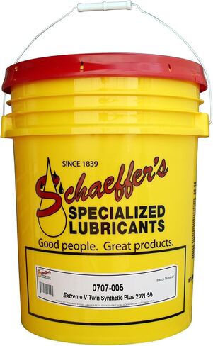 Schaeffer Manufacturing Co. 0707-012 Extreme V-Twin Synthetic Plus Racing Oil 20W-50, 1-Quart Bottle (Pack of 12) in Saudi Arabia