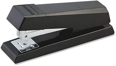 Bostitch No-Jam Premium Half-Strip Desktop Stapler, 20 Sheets, Black (B600-BLACK) in Saudi Arabia