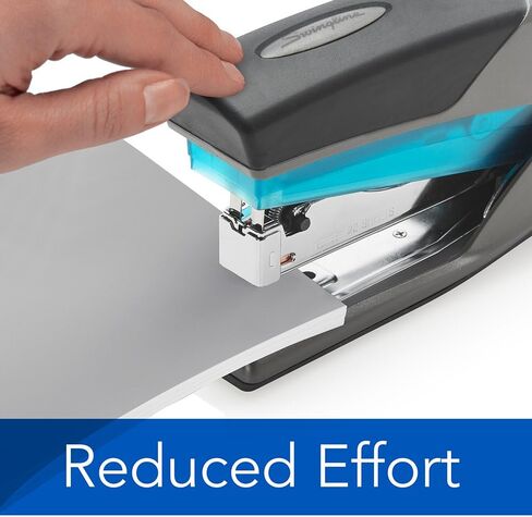 Swingline Stapler, 6 Pack, Desktop Stapler, 25 Sheet Capacity, Optima 25 Reduced Effort, Blue/Gray (S7066404CS) in Saudi Arabia