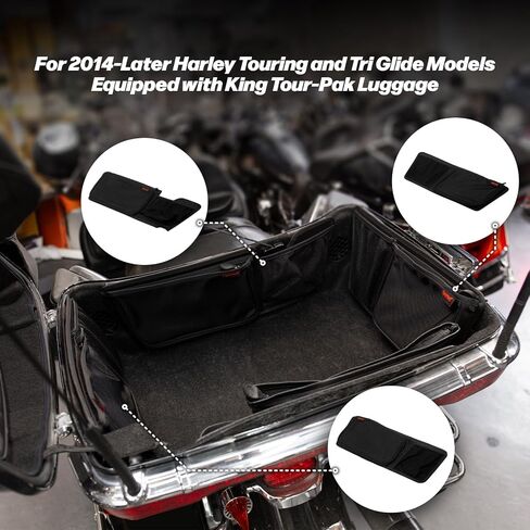 Tour Pack Wall Organizer for 2014-2023 Touring Road Glide Road King Electra Glide Street Glide and Tri Glide Equipped with King Tour-Pak Luggage in Saudi Arabia