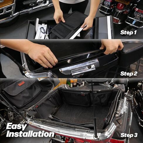 Tour Pack Wall Organizer for 2014-2023 Touring Road Glide Road King Electra Glide Street Glide and Tri Glide Equipped with King Tour-Pak Luggage in Saudi Arabia