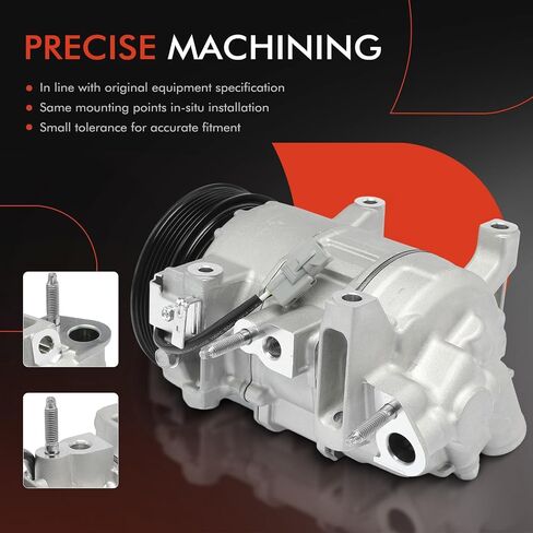 ضاغط مكيف هواء A-Premium مع قابض متوافق مع Ram 1500 3.6L 2014-2018، 1500 Classic 3.6L 2019-2022 in Saudi Arabia