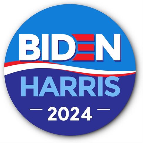 ملصق بايدن هاريس 2024 | ادعم الرئيس جو ونائب الرئيس كامالا في عام 2024 لإعادة البناء بشكل أفضل باستخدام ملصق الفينيل هذا لجهاز الكمبيوتر المحمول أو مصد السيارة أو القارورة المائية (4 × 4 بوصة) in Kuwait
