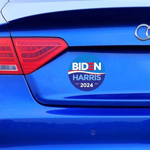 ملصق بايدن هاريس 2024 | ادعم الرئيس جو ونائب الرئيس كامالا في عام 2024 لإعادة البناء بشكل أفضل باستخدام ملصق الفينيل هذا لجهاز الكمبيوتر المحمول أو مصد السيارة أو القارورة المائية (4 × 4 بوصة) in Kuwait