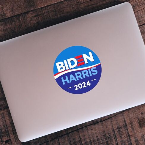 ملصق بايدن هاريس 2024 | ادعم الرئيس جو ونائب الرئيس كامالا في عام 2024 لإعادة البناء بشكل أفضل باستخدام ملصق الفينيل هذا لجهاز الكمبيوتر المحمول أو مصد السيارة أو القارورة المائية (4 × 4 بوصة) in Kuwait
