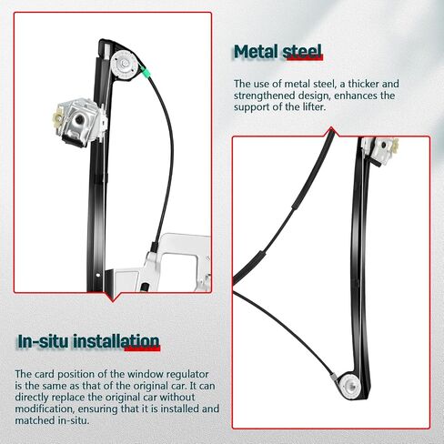 FINDAUTO Power Window Regulator Front Left Driver Side fit for 2001-2003 for BMW 525i 741-478 Window Regulator and Motor Assembly with Motor in Saudi Arabia