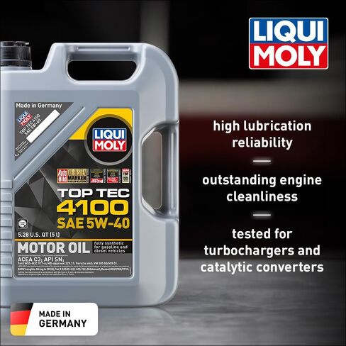 ليكوي مولي توب تك 4100 SAE 5W-40 | 5 لتر | تكنولوجيا تصنيع زيت المحرك | رمز المنتج: 2330 in Saudi Arabia