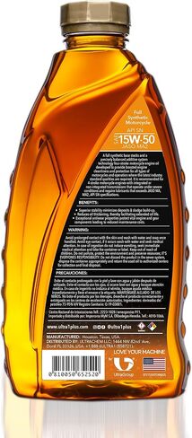 Ultra1Plus SAE 15W-50 Full Synthetic 4T Engine Oil, API SN, JASO MA2 (6) in Saudi Arabia