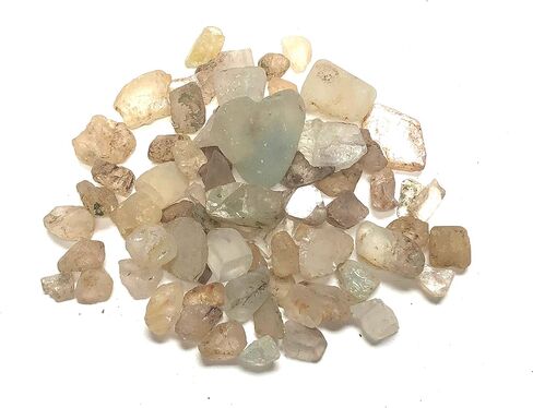 Crystal Collection Natural Rough Topaz with Velvet Bag Bulk Rocks (1/2 Pound) in Saudi Arabia