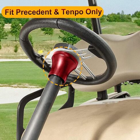 محول عجلة قيادة عربة الجولف لسيارة النادي السابقة، 5 أو 6 فتحات لسيارة النادي السابقة، محول تركيب عجلة القيادة، أحمر in Kuwait