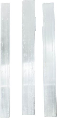 | عصا السيلينيت | كبير | المقاس 6" - 9" | 1 قطعة | كريستالات وأحجار علاجية، هدايا روحية للنساء، الريكي، الشاكرا، السحر، اليوغا، إكسسوارات التأمل in Kuwait