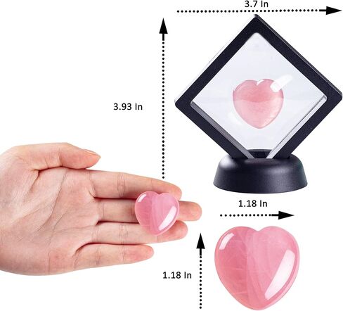 حجر السج الأسود على شكل قلب منتفخ الحب حجر النخيل الطبيعي شقرا بلورات استشفاء جيب القلق حجر للتأمل والديكور in Kuwait