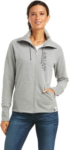 ARIAT Women's Team Logo Full Zip Sweatshirt in Saudi Arabia