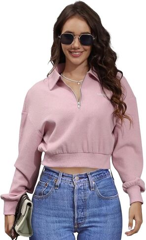 Womens Sweatpants Joggers Crop Top Sweatshirt Sets in Kuwait