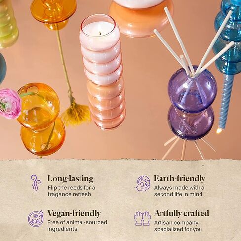 موزع روائح ريد واكس ريترو جلاس ريلم كوليكشن ريد، 4 أونصة سائلة، أصفر - ذهبي in Kuwait