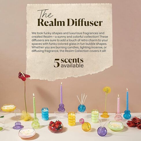 موزع روائح ريد واكس ريترو جلاس ريلم كوليكشن ريد، 4 أونصة سائلة، أصفر - ذهبي in Kuwait