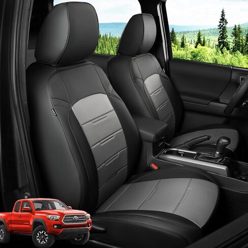 for Tacoma Seat Covers, Fit for Toyota Tacoma Seat Covers 2016-2023 2022 2021, Full Coverage, for Double/Crew Cab SR, SR5, Limited, TRD Pro, TRD Sport, TRD Off-Road, Trail Special Edition in Saudi Arabia
