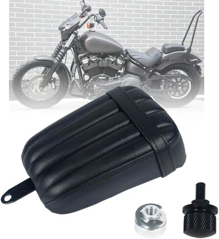مقعد الراكب الخلفي للدراجة النارية، وسادة مقعد خلفي مناسبة لدراجة Harley Davidson Street Bob (2018-2020) Street Bob FXBB 114 (2021-2023) Softail Standard FXST (2020-2023) in Kuwait