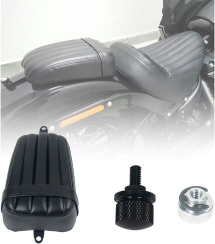 مقعد الراكب الخلفي للدراجة النارية، وسادة مقعد خلفي مناسبة لدراجة Harley Davidson Street Bob (2018-2020) Street Bob FXBB 114 (2021-2023) Softail Standard FXST (2020-2023) in Kuwait