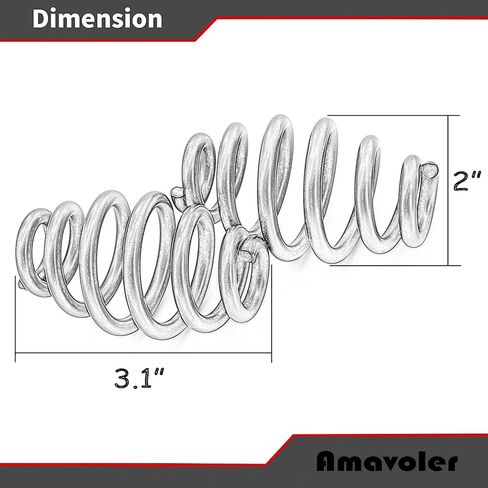 Barrel Solo Seat Spring (Bronze) 3" + Seat Bracket Mounting Kit Motorcycle Compatible for Harley Honda Yamaha Kawasaki Suzuki Sportster Bobber Chopper (Bronze Spring) in Saudi Arabia