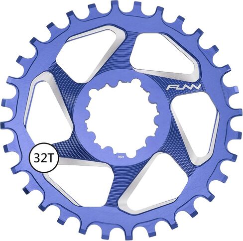 Funn Solo DX Narrow Wide Chainring for 9 10 11 12 Speed Chain, Fits SRAM Direct Mount Interface Crankset, 3mm Offset, Single Speed Bike Chain Ring for MTB, BMX Bike and Road Bike in Saudi Arabia