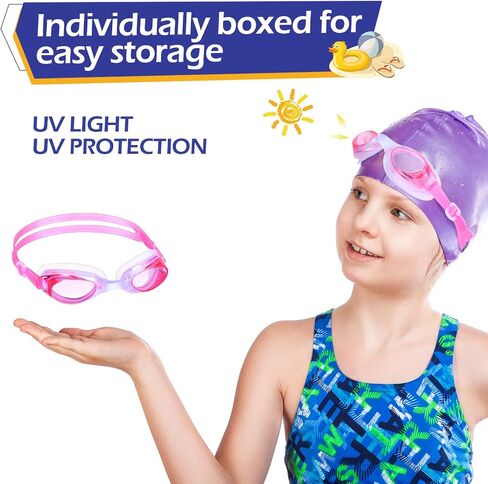 15 Packs Summer Swim Goggles Unisex Silicone Goggles for Swimming Women Comfortable Anti Fog Swimming Goggles Black Blue Lake Blue Pink Purple Clear Lens Swimming Glasses for Adult Men Women Youth Kid in Saudi Arabia