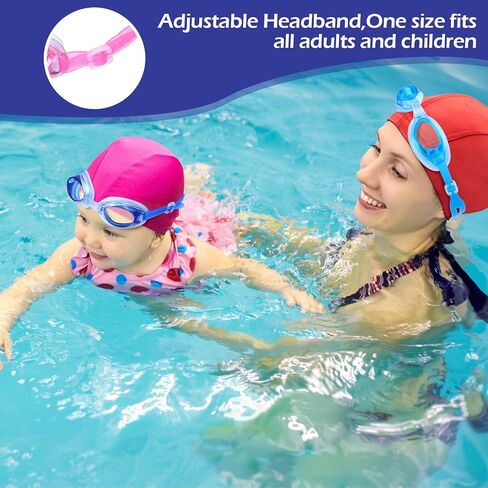 15 Packs Summer Swim Goggles Unisex Silicone Goggles for Swimming Women Comfortable Anti Fog Swimming Goggles Black Blue Lake Blue Pink Purple Clear Lens Swimming Glasses for Adult Men Women Youth Kid in Saudi Arabia