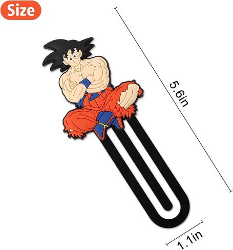 Dr_Agon Bookmarks Ball for Kids 3D Non-Slip Bookmark and Page Holder Unique Gift Idea Anime PVC Book Marker and Reading Accessories for 100th Day of School Gift,Girls,Book Lovers,Students in Saudi Arabia