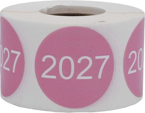 Blue 2022 Year Stickers 1 1/2 Inch Circle Dots 500 Total Labels in Saudi Arabia