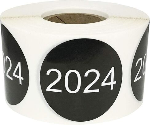 Blue 2022 Year Stickers 1 1/2 Inch Circle Dots 500 Total Labels in Saudi Arabia