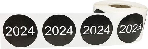 Blue 2022 Year Stickers 1 1/2 Inch Circle Dots 500 Total Labels in Saudi Arabia