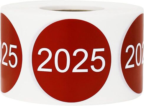 Blue 2022 Year Stickers 1 1/2 Inch Circle Dots 500 Total Labels in Saudi Arabia