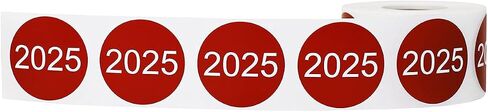 Blue 2022 Year Stickers 1 1/2 Inch Circle Dots 500 Total Labels in Saudi Arabia