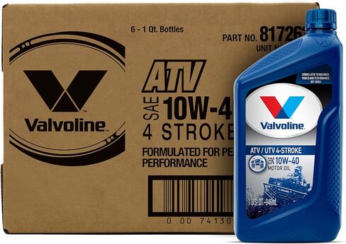 Valvoline 4-Stroke ATV/UTV SAE 10W-40 Motor Oil 1 QT in Saudi Arabia