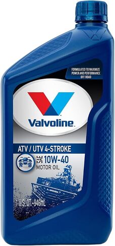 Valvoline 4-Stroke ATV/UTV SAE 10W-40 Motor Oil 1 QT in Saudi Arabia