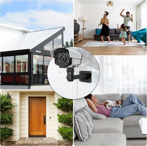 1 حزمة 25ft أبيض BNC فيديو كابل الطاقة كابل كاميرا الأمن سلك سلك لنظام مراقبة CCTV DVR مع موصلات (BNC أنثى وBNC إلى RCA) (أبيض، 25FT) in Kuwait