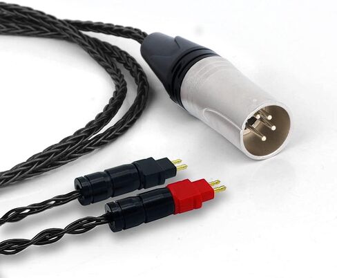 Balanced XLR 4Pin Cable for HD545 HD565 HD580 HD650 HD600 HiFi Cable Made with an Improved 100-strand Soft Teflon Coated Silver Plated Copper Wire 1.8m/5.9ft in Kuwait