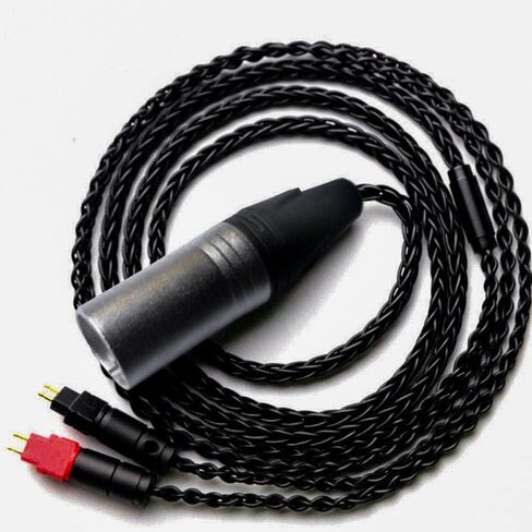 Balanced XLR 4Pin Cable for HD545 HD565 HD580 HD650 HD600 HiFi Cable Made with an Improved 100-strand Soft Teflon Coated Silver Plated Copper Wire 1.8m/5.9ft in Kuwait