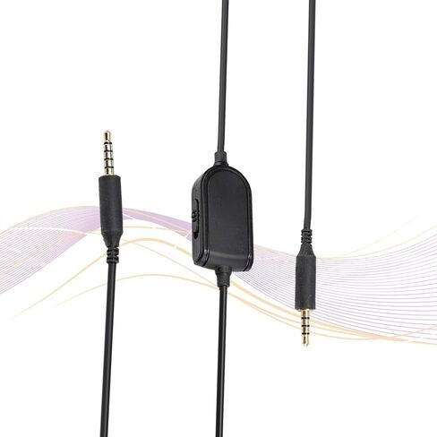 كابل صوت لسماعات الرأس A10، سلك كابل صوت بديل لسماعات الرأس بطول 6.56 قدم 3.5 مم لسماعات رأس الألعاب Astro A10/A40 مع ضبط in Kuwait
