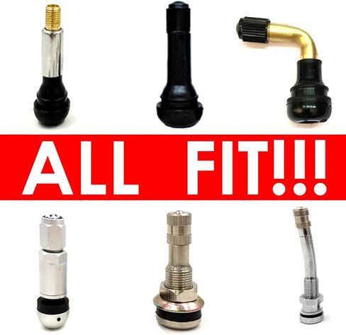 قبعات جذعية صمام الإطارات العلم الأمريكي، الولايات المتحدة الأمريكية مع حلقة مطاطية على شكل حرف O، أغطية جذعية عالمية للسيارات وسيارات الدفع الرباعي والدراجات والدراجات والشاحنات والدراجات النارية، وختم محكم عالي التحمل (كروم كلاسيكي (8 عبوات)) in Kuwait