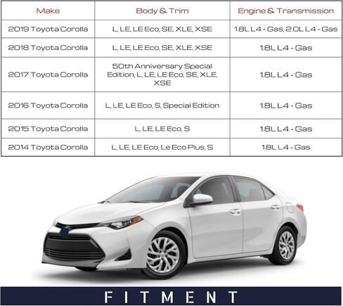 استبدال المرآة الجانبية للسائق Spieg TO1320295 لسيارة Toyota Corolla 2014-2019 قابلة للطي يدويًا مع ضوء إشارة الانعطاف باللون الأسود 7 دبابيس (يسار) in Kuwait