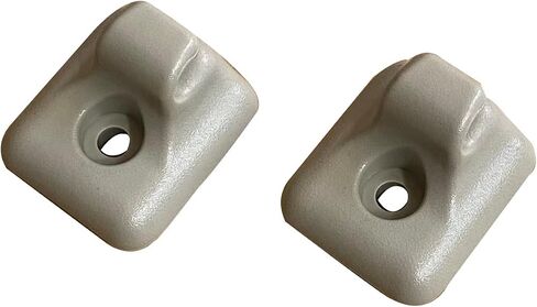 2 PCS Beige Sun Visor Clip Compatible with Dodge Ram 1994-01 Jeep Grand Cherokee 93-98 in Saudi Arabia