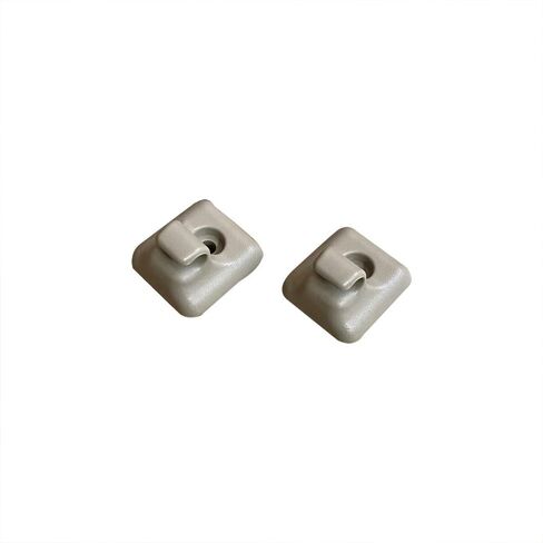 2 PCS Beige Sun Visor Clip Compatible with Dodge Ram 1994-01 Jeep Grand Cherokee 93-98 in Saudi Arabia